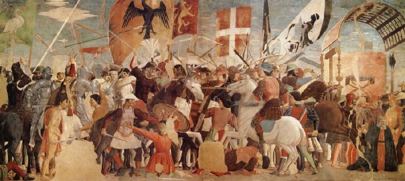 Piero della Francesca The Battle of Heraclius and Chosroes oil painting image